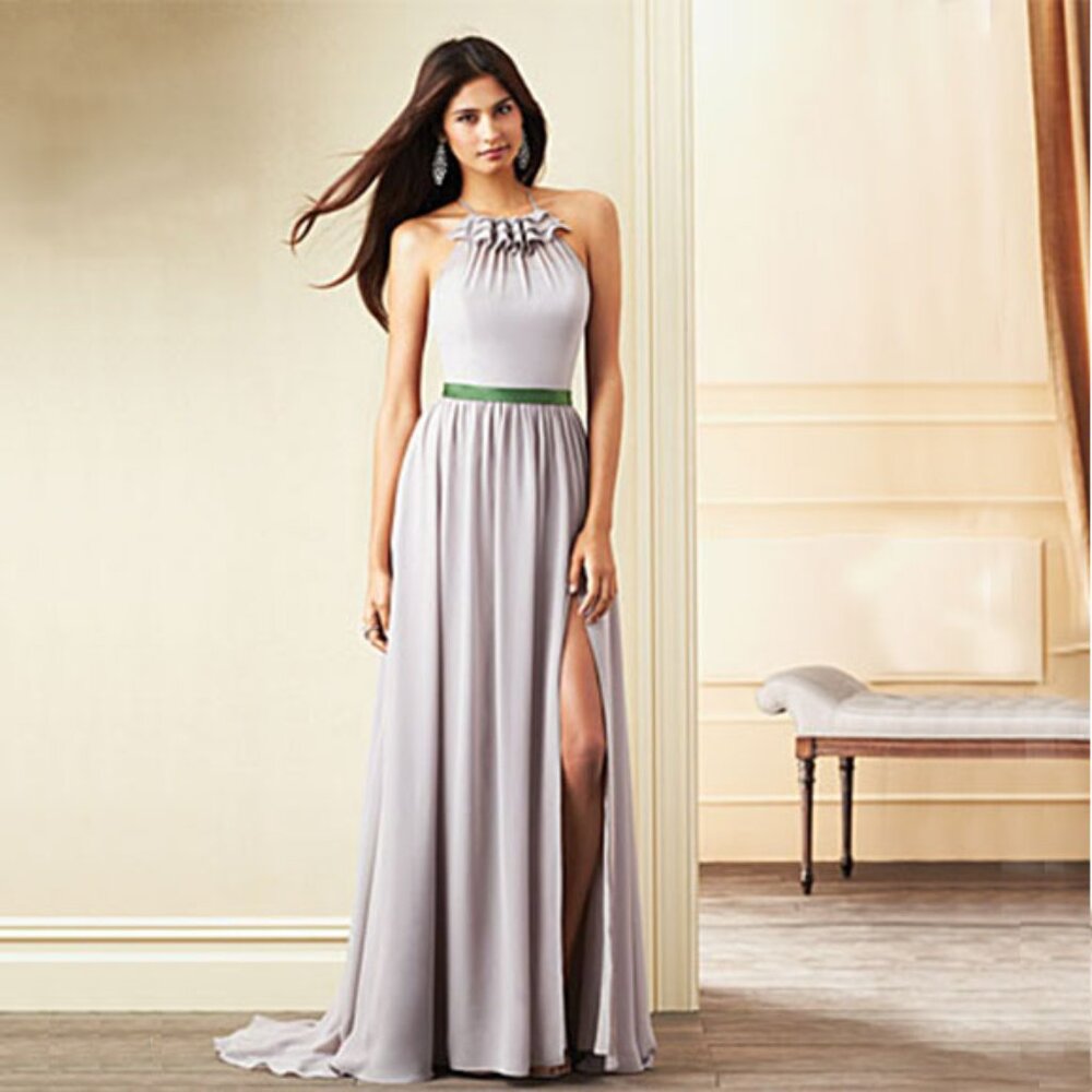 ALFRED ANGELO BRIDESMAIDS 2014 COLLECTION - 7264L - MODERN FIT GOWN- Size 12 NWT